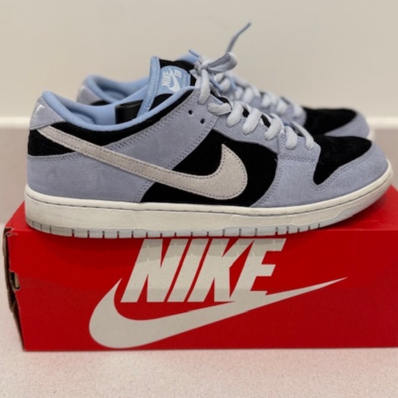 Nike SB Dunk Low Pro (Aluminum/Black - Football Grey - Worn 1X!!!! - Picture 1 of 7